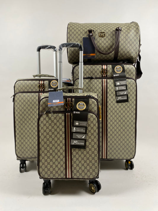 Valise simili cuir louis vuitton et cocci