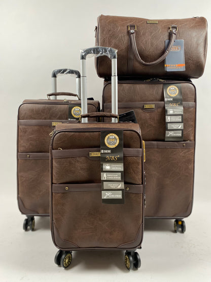 Valises simili cuir 4PCS