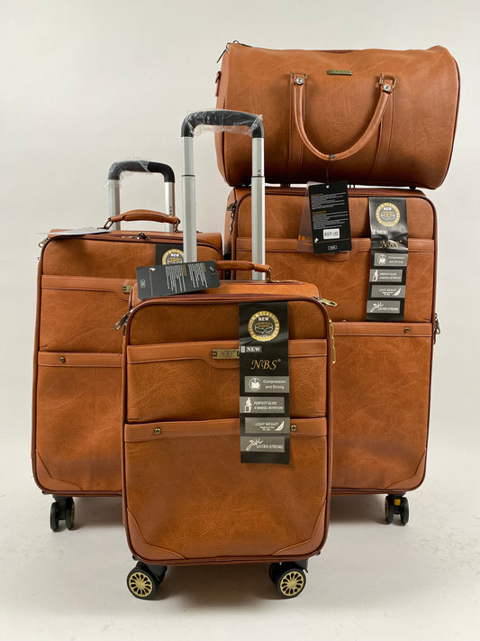 Valises simili cuir 4PCS